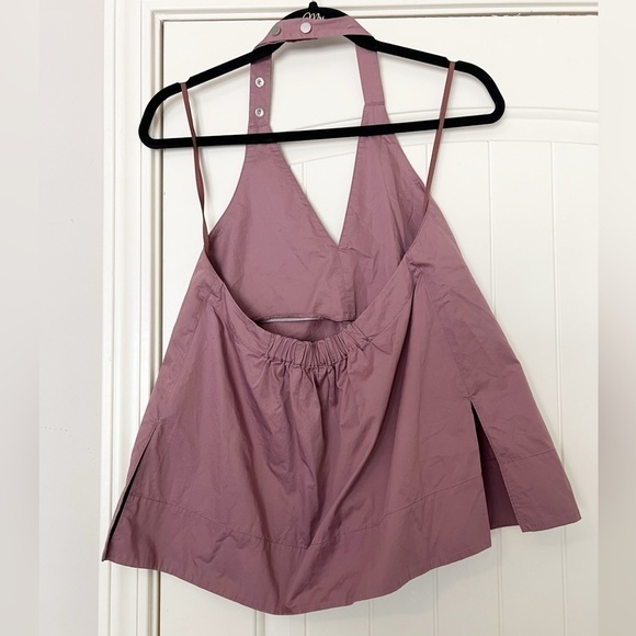 Tibi Dusty Plum Halter Top - Picture 6 of 9